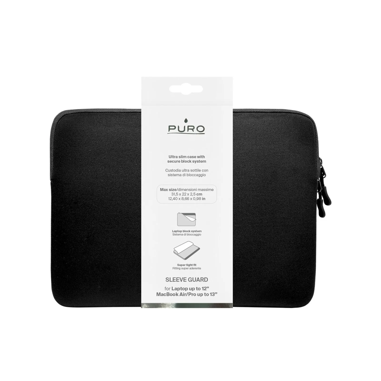 Etui pokrowiec Slim Guard na laptopa 13'' - czarny 2