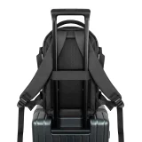 Rucsac de călătorie pentru avion cu buzunar pentru laptop, 20L, 40x20x25 cm - negru 4