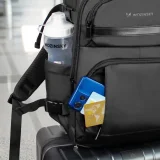 Rucsac de călătorie pentru avion cu buzunar pentru laptop, 20L, 40x20x25 cm - negru 5