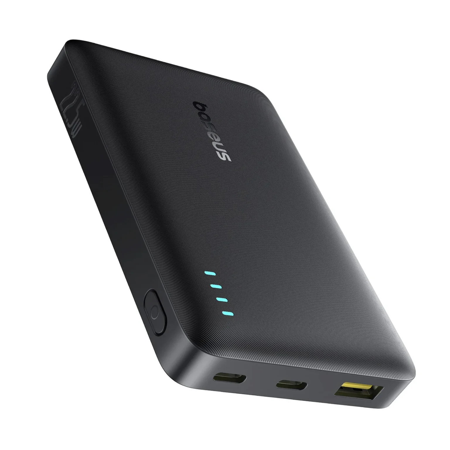 10000mAh 22.5W EnerFill FP21 Power Bank USB-A és USB-C porttal és USB-C kábellel - fekete színben 10000mAh 22.5W EnerFill FP21 Power Bank USB-A és USB-C porttal és USB-C kábellel - fekete színben