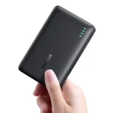 10000mAh 22.5W EnerFill FP21 Power Bank USB-A és USB-C porttal és USB-C kábellel - fekete színben 6