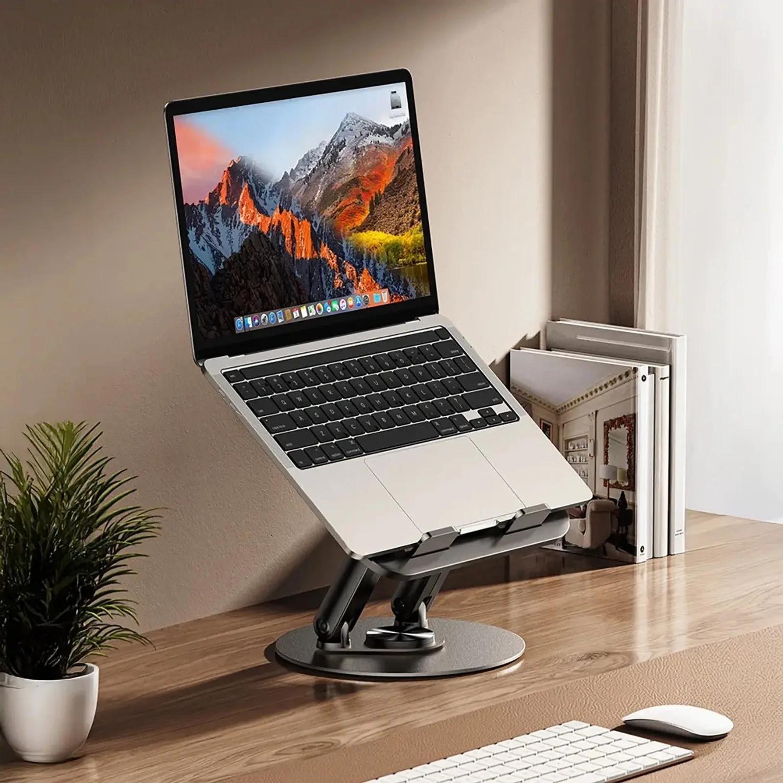 Drehbarer Ständer für Laptop oder Tablet – schwarz 5