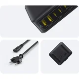 4x USB-C, 2x USB-A 120W stanica za punjenje - crna 9