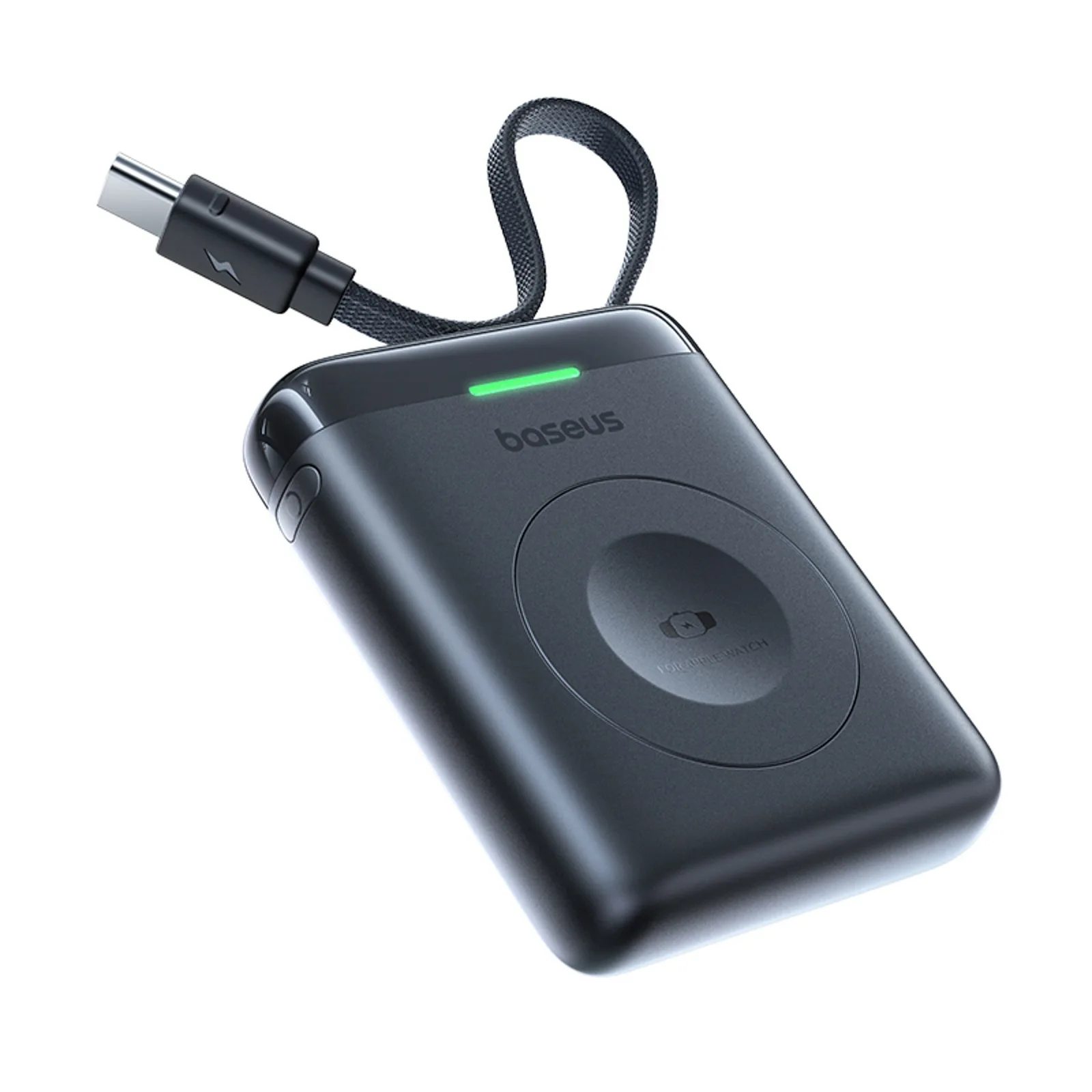 Powerbank 1640 mAh 5W EnerFill FW11 do Apple Watch z wbudowanym kablem - czarny 2