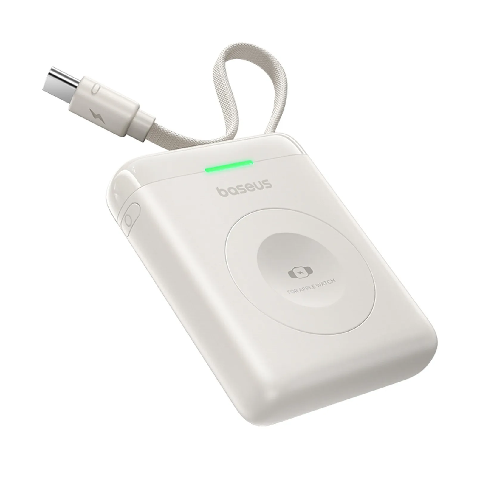 EnerFill FW11 1640 mAh 5W Power Bank za Apple Watch s ugrađenim kabelom - bijela 2