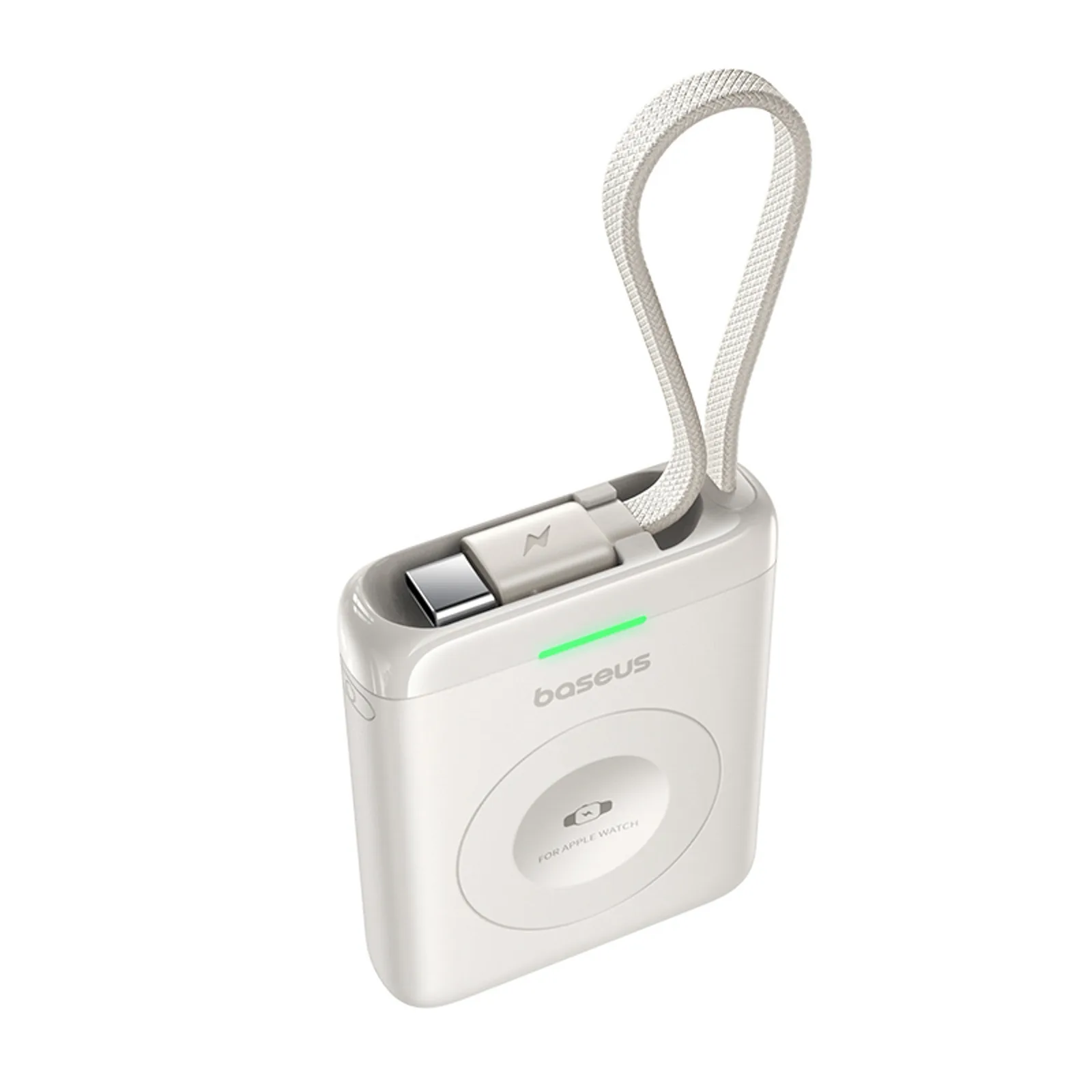 EnerFill FW11 1640 mAh 5W Power Bank za Apple Watch s ugrađenim kabelom - bijela 3