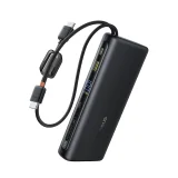 25000mAh 145W Power Bank s zaslonom i ugrađenim USB-C kabelima - crna 3