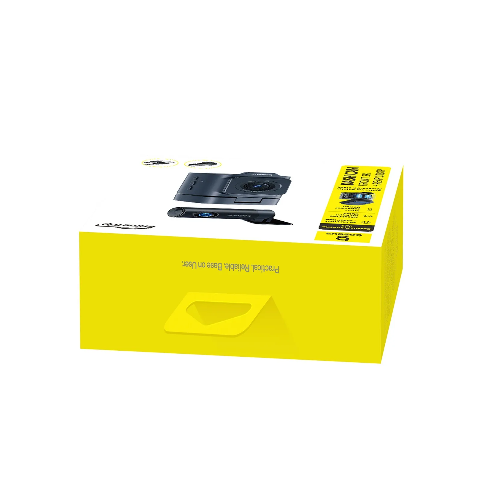 PrimeTrip VD1 2K+1080p Dash Cam - Black 10