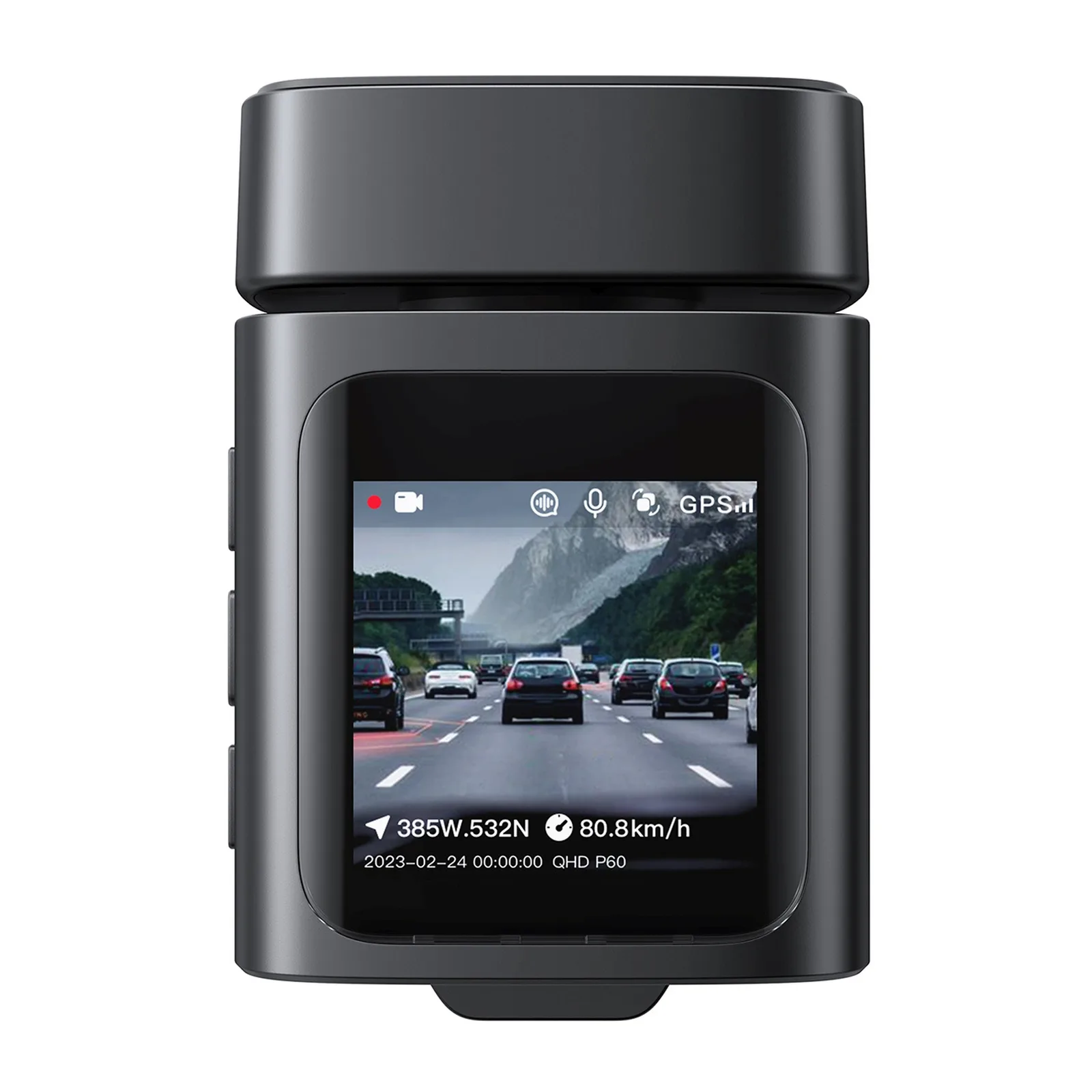 PrimeTrip VD1 2K+1080p Dash Cam - Black 3
