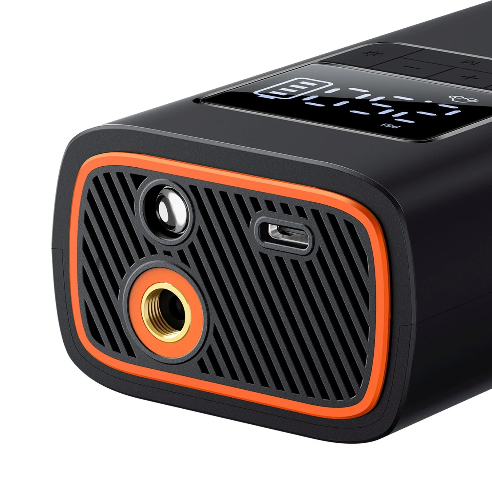 Cordless air compressor with display, 50W, 4000mAh - black 6