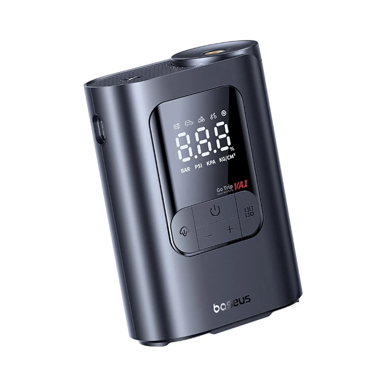 Automatický kompresor 150 PSI s napájaním 12 V – tmavošedý 3