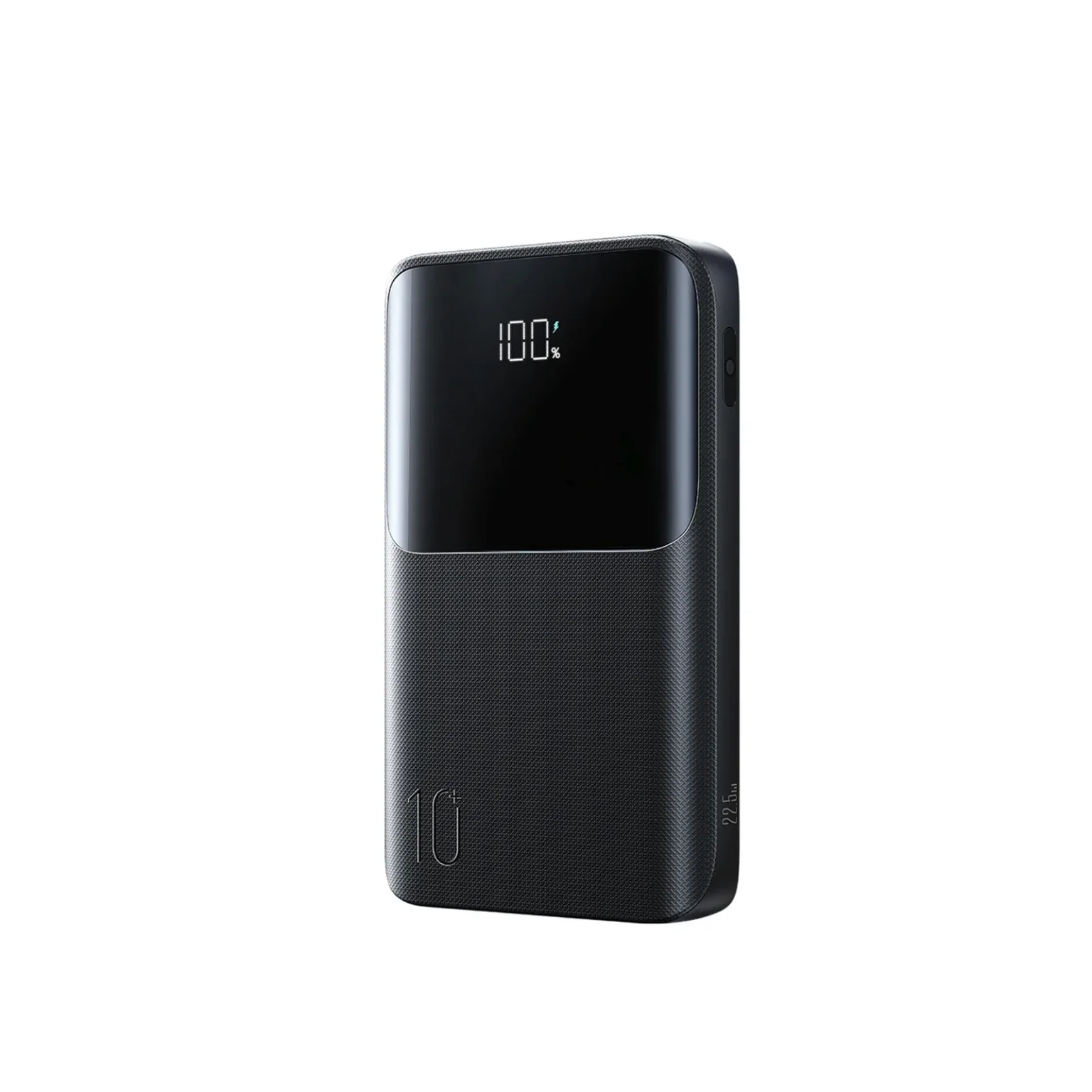 10000mAh 22.5W USB-A USB-C Power Bank s zaslonom JR-QP191 Mini - crna