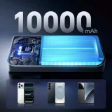 10000mAh 22.5W USB-A USB-C Power Bank s zaslonom JR-QP191 Mini - crna 10