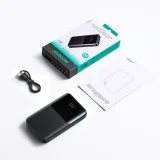10000mAh 22.5W USB-A USB-C Power Bank s zaslonom JR-QP191 Mini - crna 8