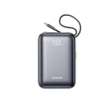 20000mAh 22.5W USB-C Power Bank s dvostrukim kabelom - crna 2