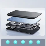 20000mAh 22.5W USB-A USB-C Power Bank kijelzővel JR-QP192 Mini - Fekete 8