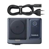 5-in-1-Ladestation USB-A auf USB-C mit einziehbarem Kabel, 140 W Qi2 – Schwarz 6