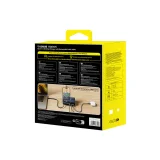 5-in-1-Ladestation USB-A auf USB-C mit einziehbarem Kabel, 140 W Qi2 – Schwarz 8