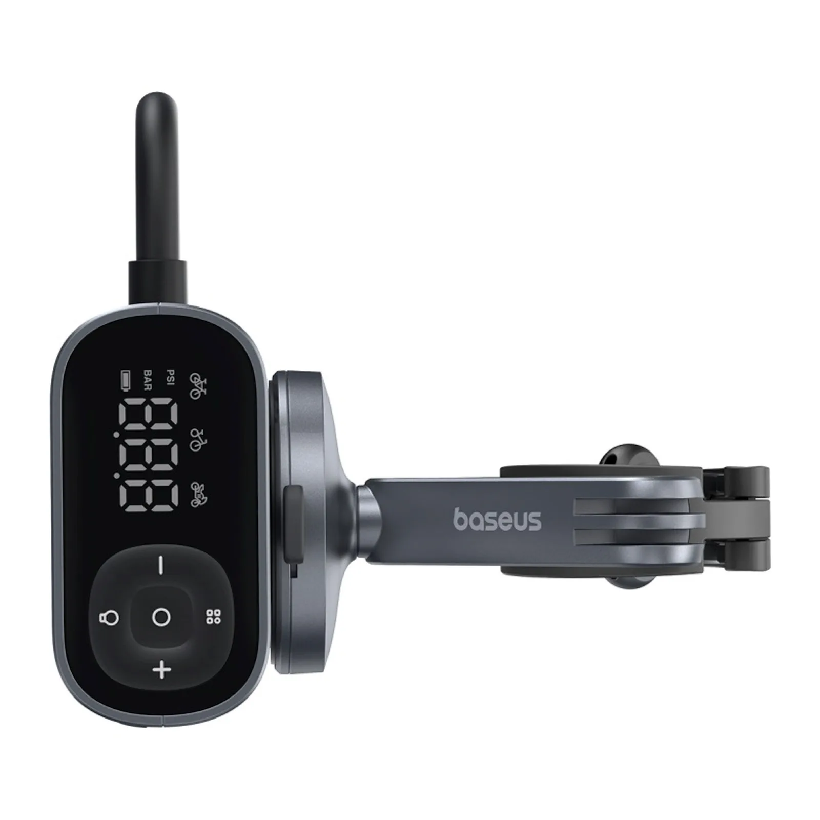 Pompă electrică pentru biciclete cu afișaj, 1500mAh, 150 psi, 45W - negru 4