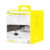 3-u-1 indukcijska punjač za pametni telefon, sat i slušalice s hlađenjem, 45W USB-C kabel - crna 4