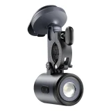 2-in-1 3000mAh 660 lm IP68 LED Smartphone Bike Mount cu lumină reîncărcabilă - negru și gri 5
