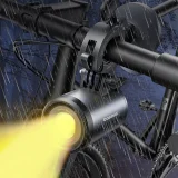 2-in-1 3000mAh 660 lm IP68 LED Smartphone Bike Mount cu lumină reîncărcabilă - negru și gri 7