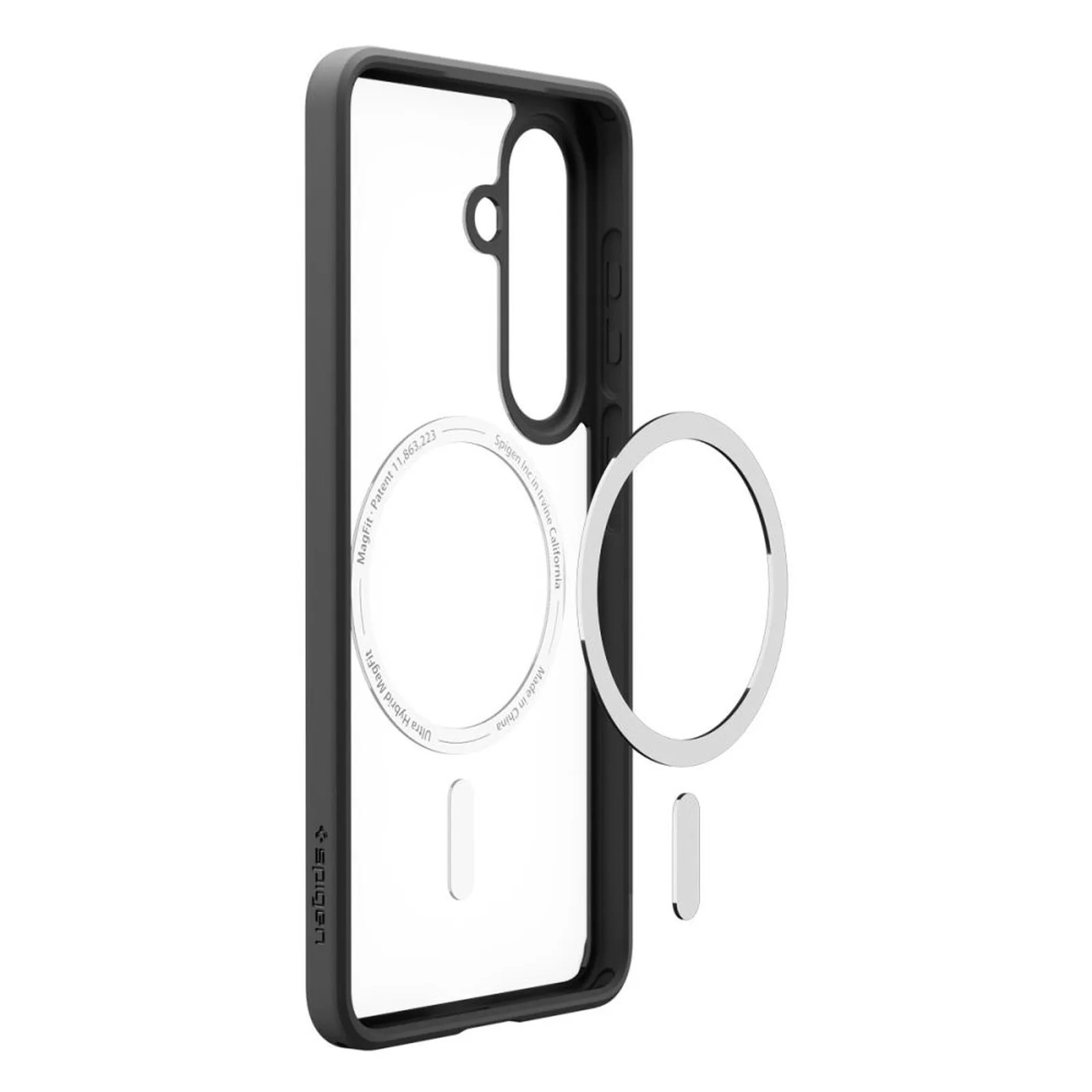 Samsung Galaxy S26 Ultra Hybrid Mag Mag MagSafe tok - átlátszó fekete 4