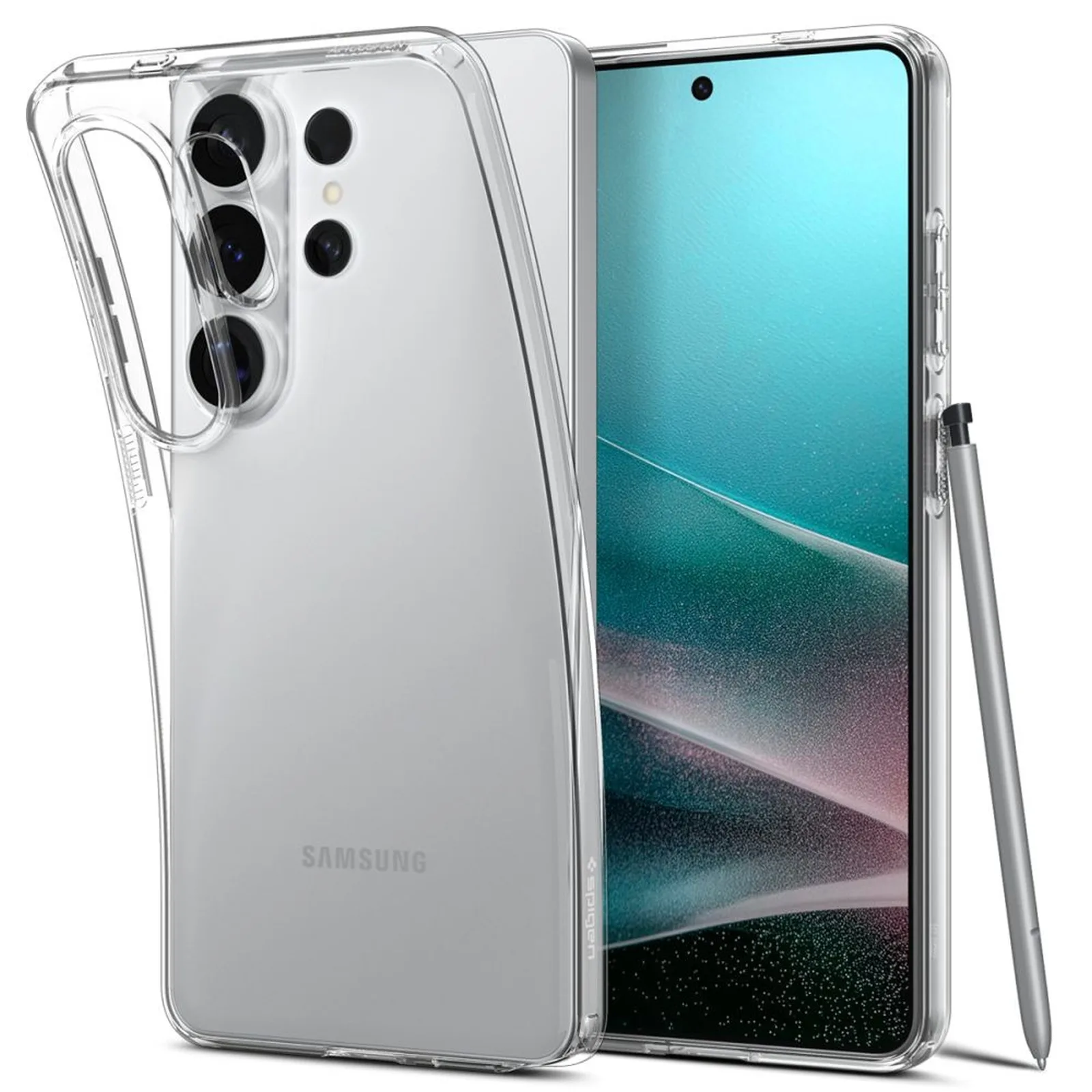Folyékony kristály tok Samsung Galaxy S26 Ultra - átlátszó