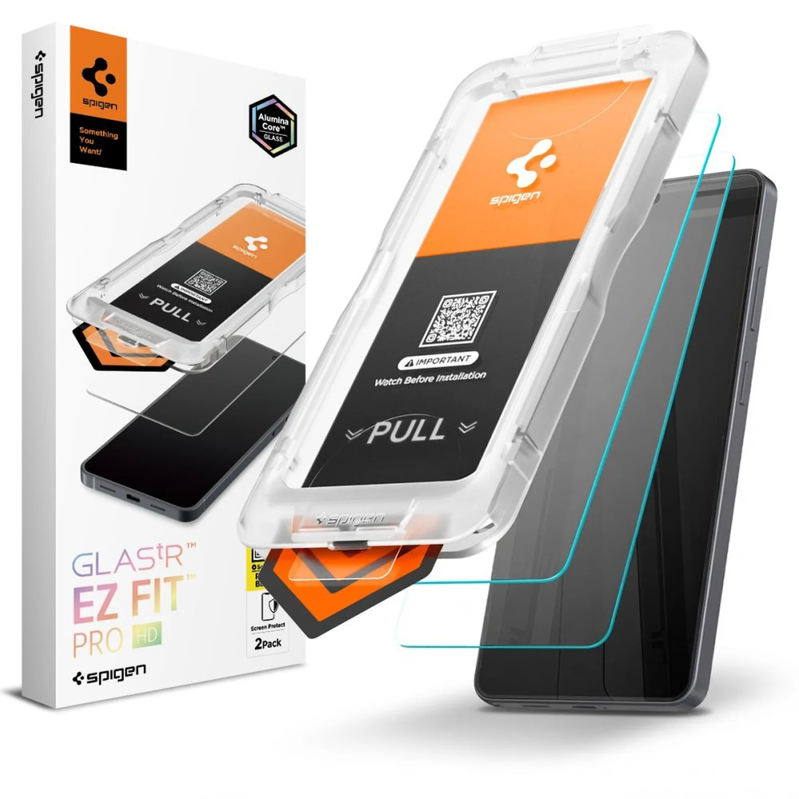 Edzett üveg a Samsung Galaxy S26 Ultra készülékhez, Glas.Tr Ez Fit Pro HD felhelyezővel – 2 db.