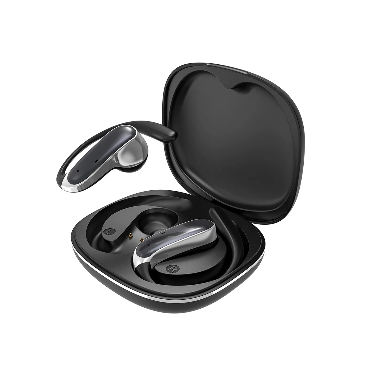 Słuchawki bezprzewodowe z zausznikami U17Z Bluetooth OWS - czarne Słuchawki bezprzewodowe z zausznikami U17Z Bluetooth OWS - czarne