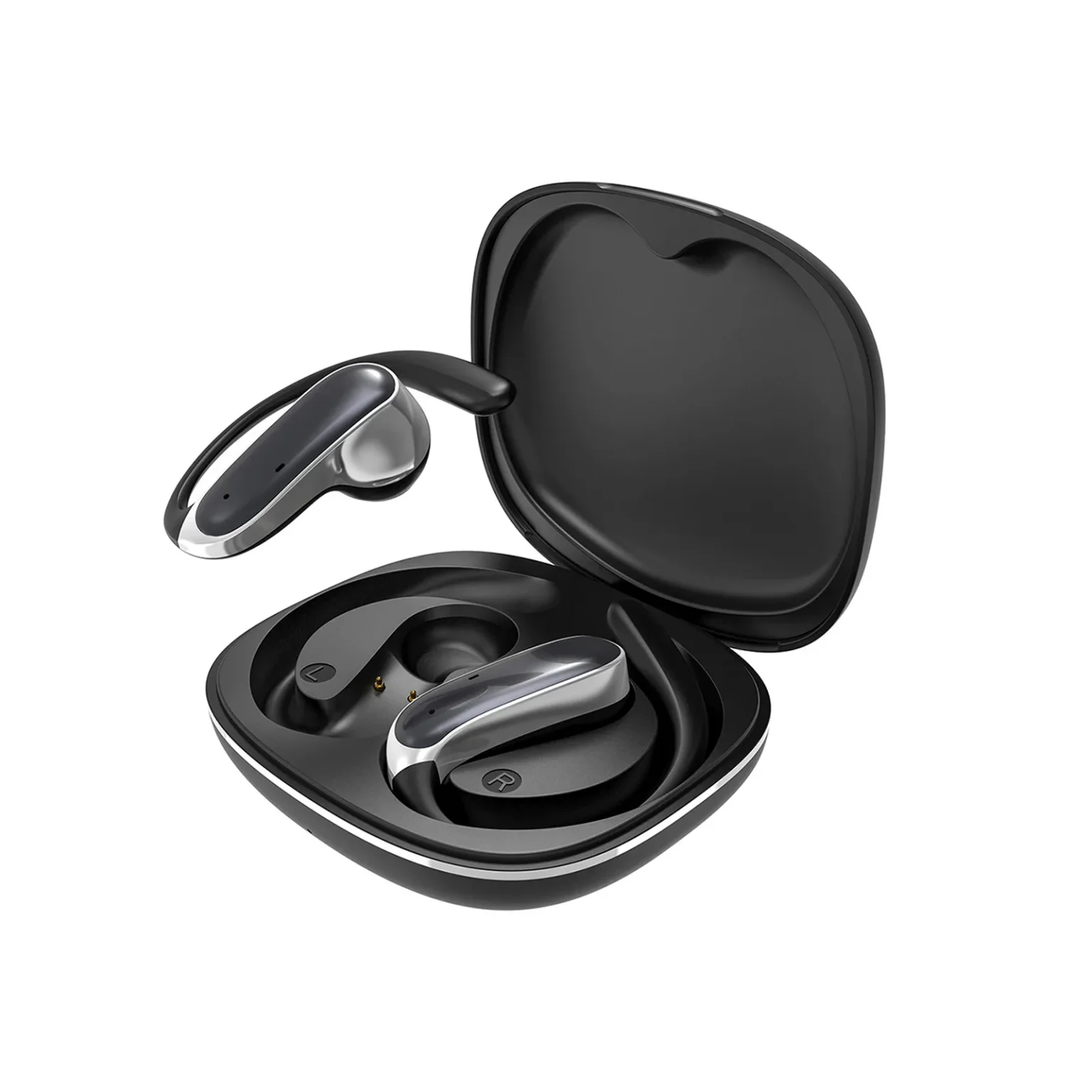 U17Z Bluetooth OWS kabellose Kopfhörer mit Ohrbügeln – Schwarz