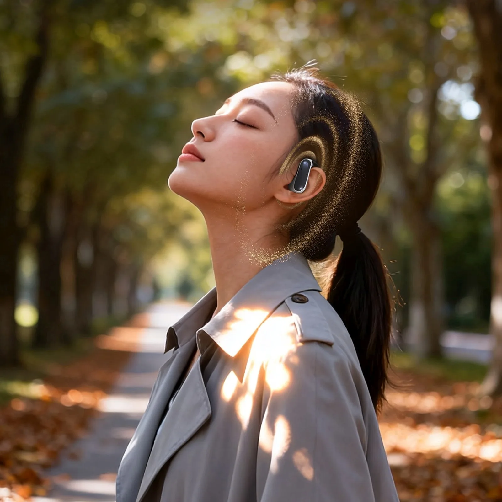 Słuchawki bezprzewodowe z zausznikami U17Z Bluetooth OWS - czarne 8