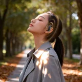 U17Z Bluetooth OWS kabellose Kopfhörer mit Ohrbügeln – Schwarz 8