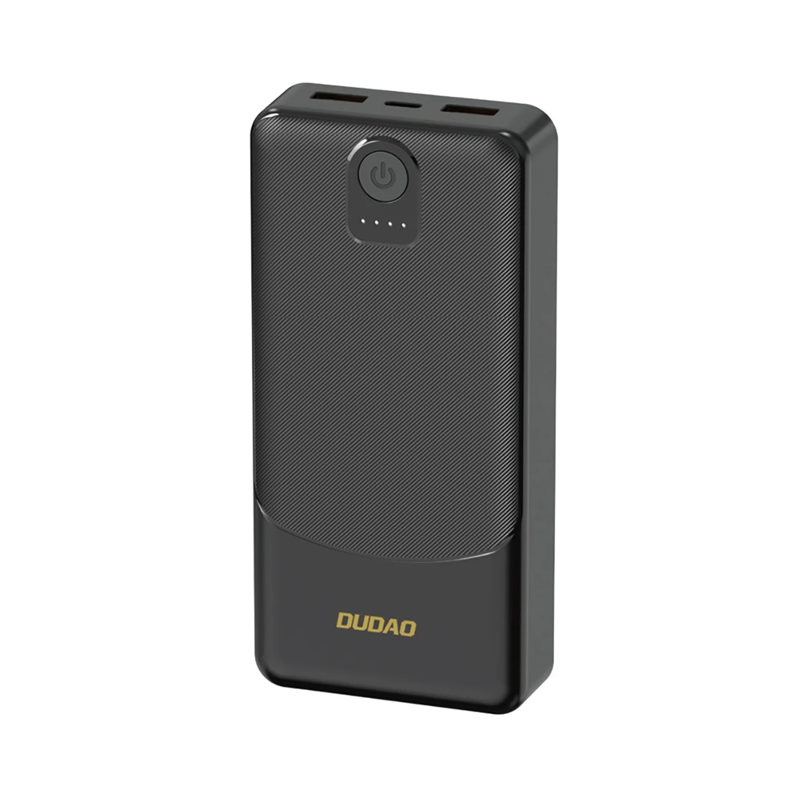 20 000 mAh-s USB-A-csatlakozós K10Pro 2,4 A-s hordozható akkumulátor – fekete
