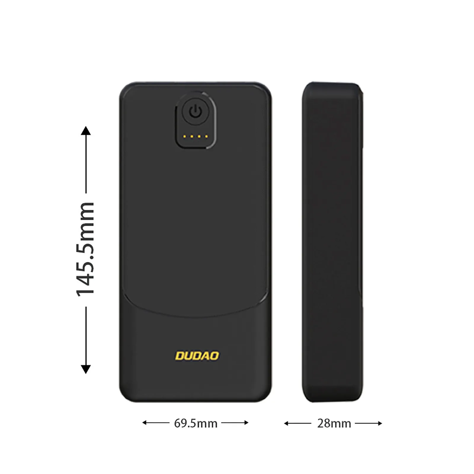 20000mAh USB-A Powerbank K10Pro 2,4A – Schwarz 4