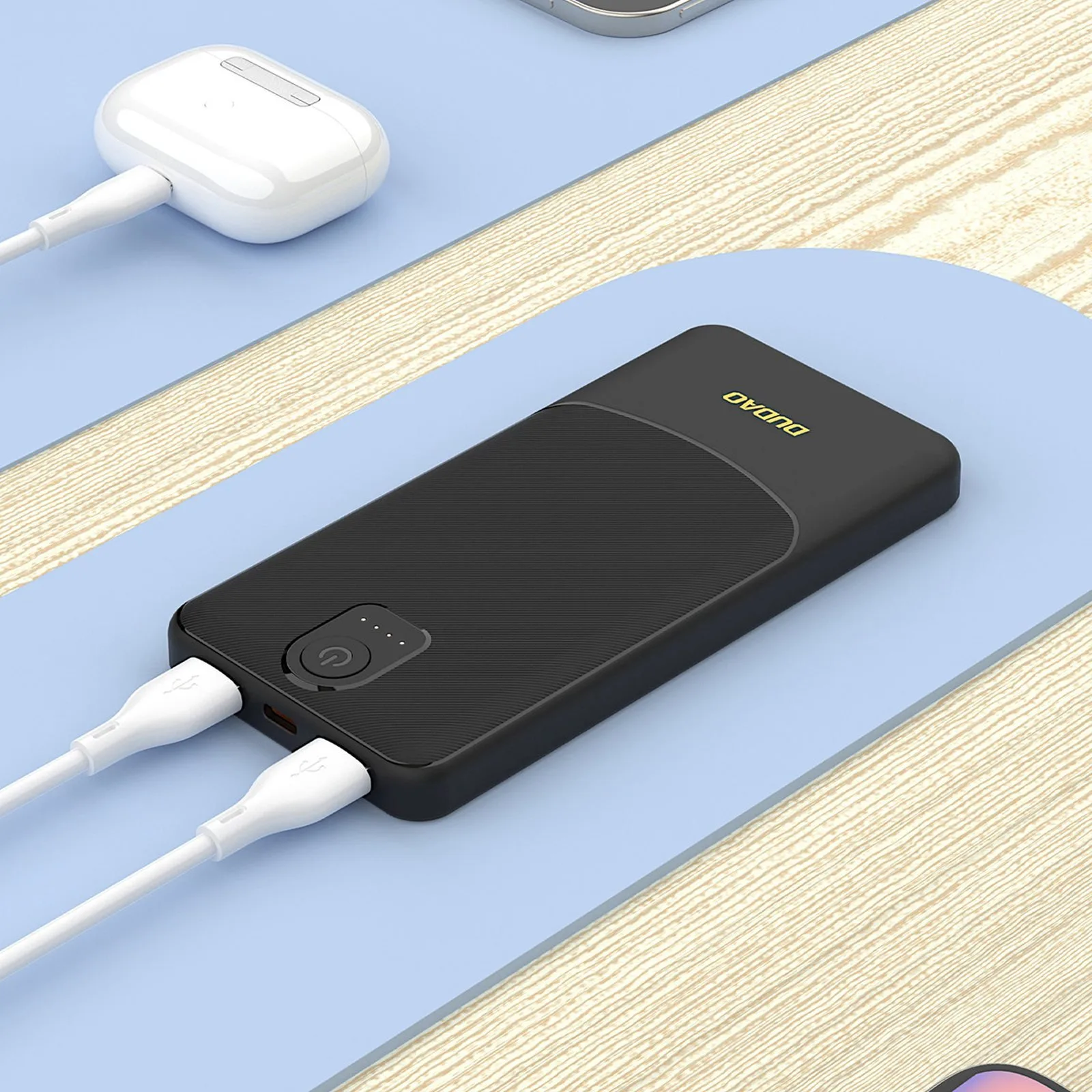 20000mAh USB-A Powerbank K10Pro 2,4A – Schwarz 7