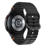 Szilikon sportszíj Samsung Galaxy Watch 4/5/5/5 Pro/6/7/FE órához - fekete 2