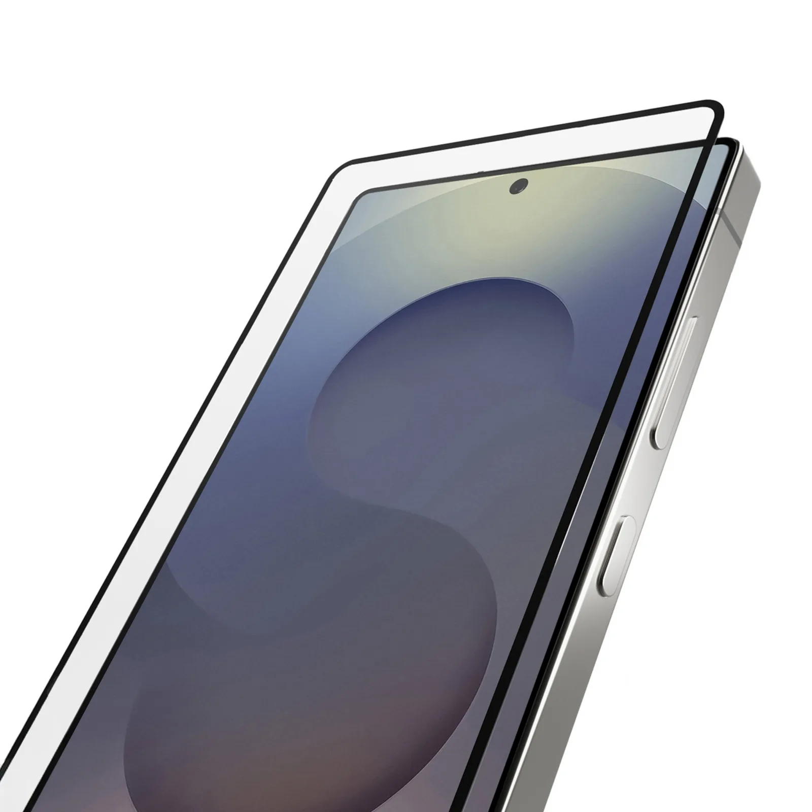 Härtungsglas für Samsung Galaxy S25 Ultra mit schwarzem Rahmen 4