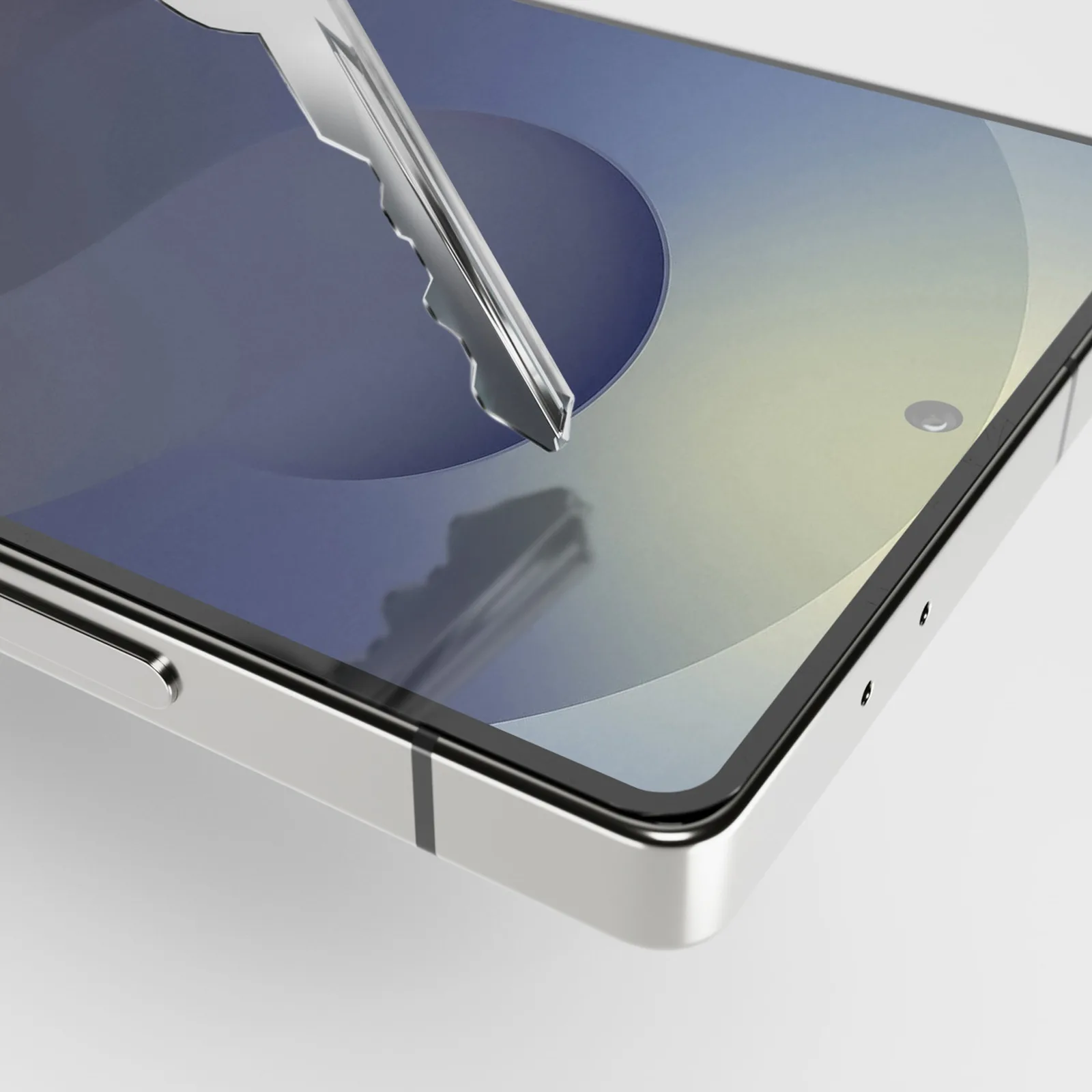 Härtungsglas für Samsung Galaxy S25 Ultra mit schwarzem Rahmen 5