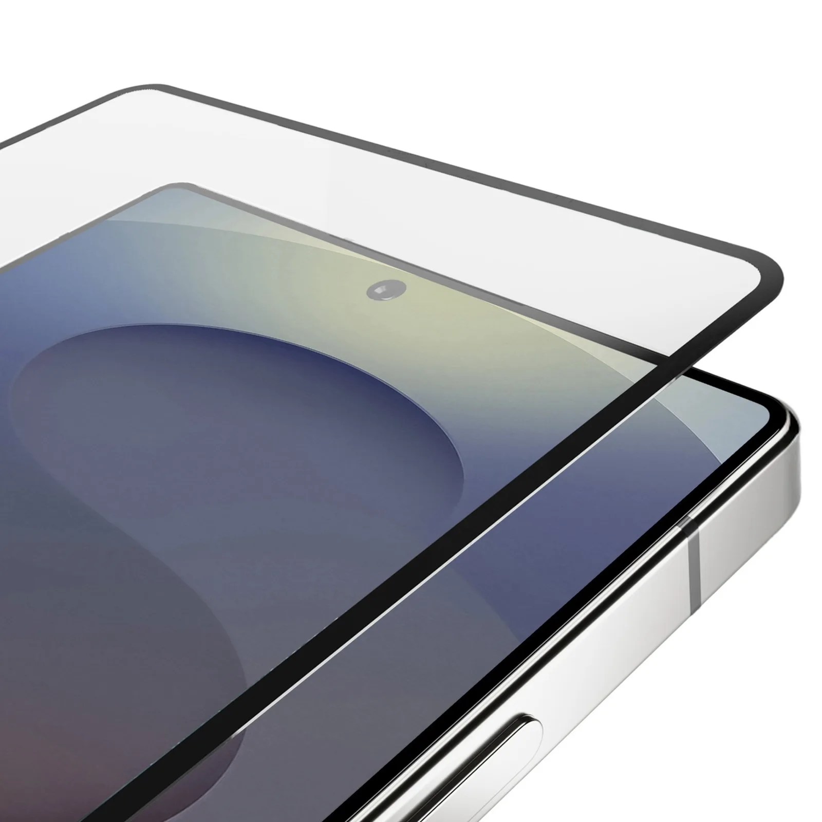 Härtungsglas für Samsung Galaxy S25 Ultra mit schwarzem Rahmen 6