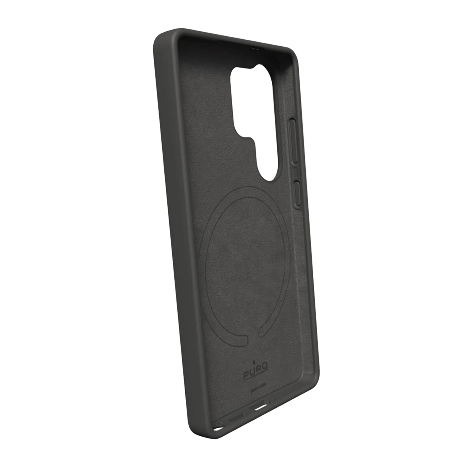 Husă din silicon pentru Samsung Galaxy S25 Ultra Icon Mag MagSafe - negru 3