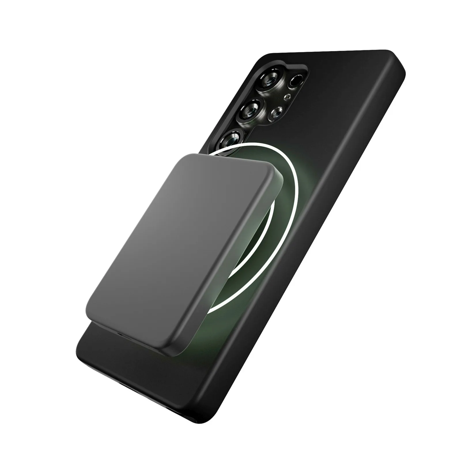 Husă din silicon pentru Samsung Galaxy S25 Ultra Icon Mag MagSafe - negru 6