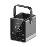 40.000 mAh USB-C USB-A 300 W bežična power banka za punjenje - crna