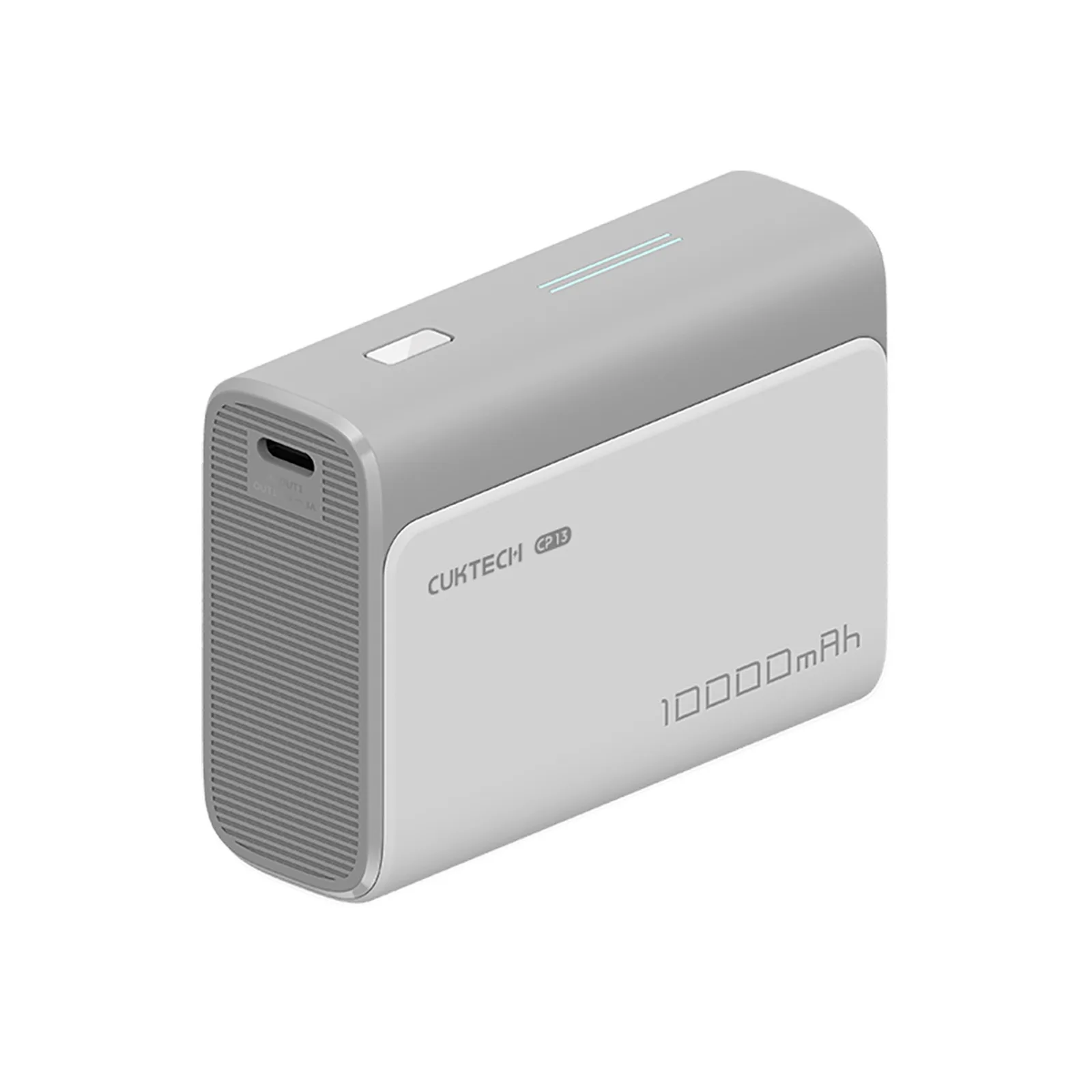 Powerbank 10000mAh USB-A USB-C 30W - szary Powerbank 10000mAh USB-A USB-C 30W - szary