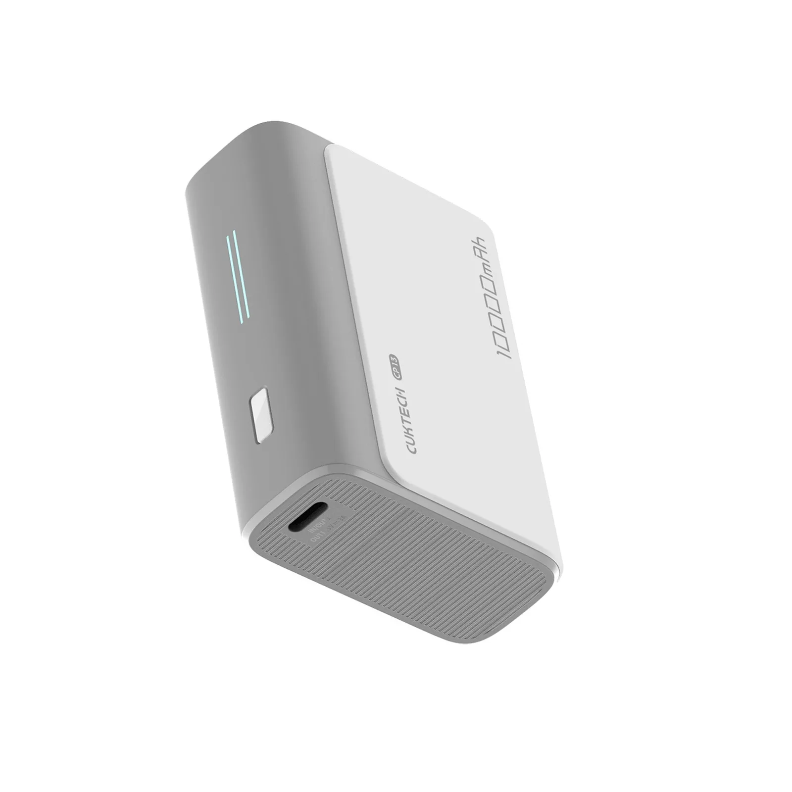 Powerbank 10000mAh USB-A USB-C 30W - szary 3