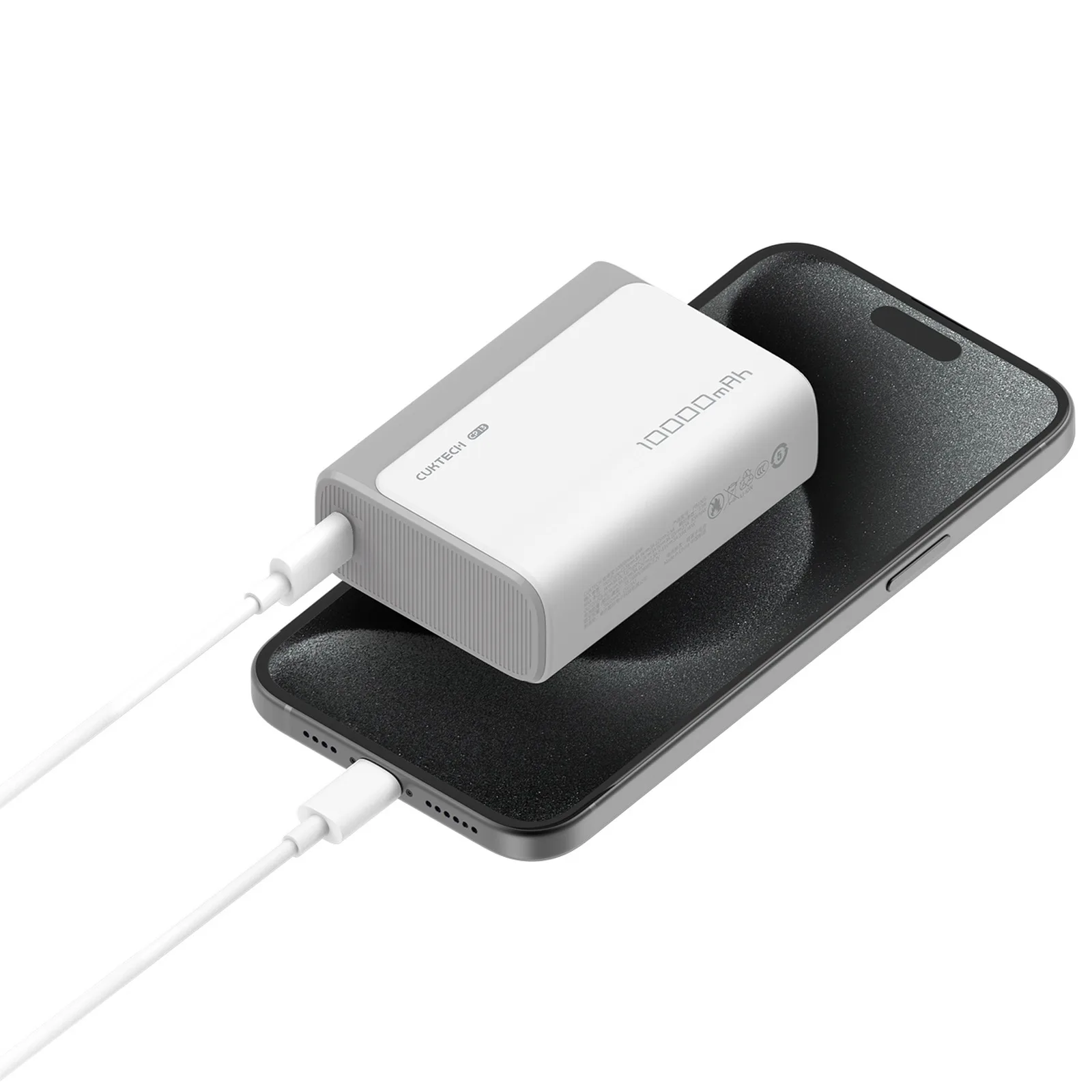 Powerbank 10000mAh USB-A USB-C 30W - szary 4