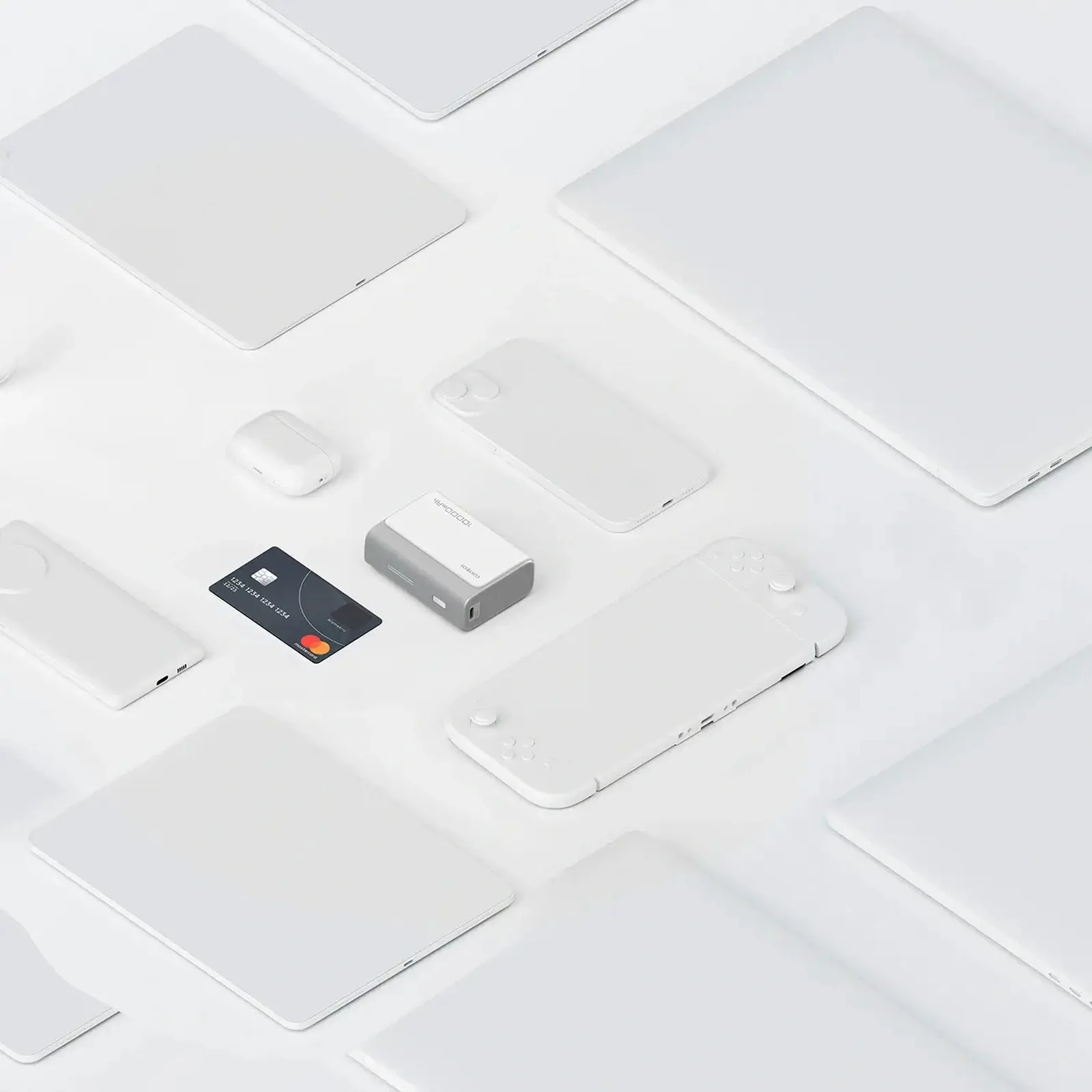 Powerbank 10000mAh USB-A USB-C 30W - szary 7