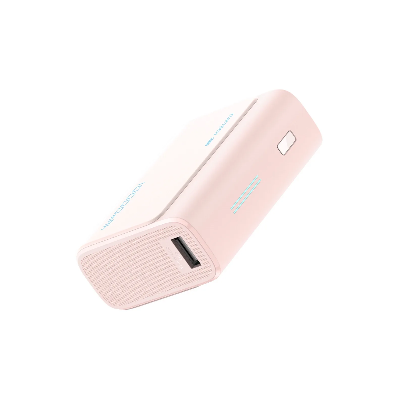 Powerbank 10000mAh USB-C USB-A 30W - różowy 2