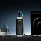 25000 mAh USB-C/USB-A 210 W Powerbank – Schwarz 8