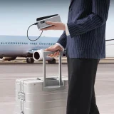 20 000 mAh-s hordozható akkumulátor, USB-A és USB-C csatlakozóval, 150 W – szürke 5
